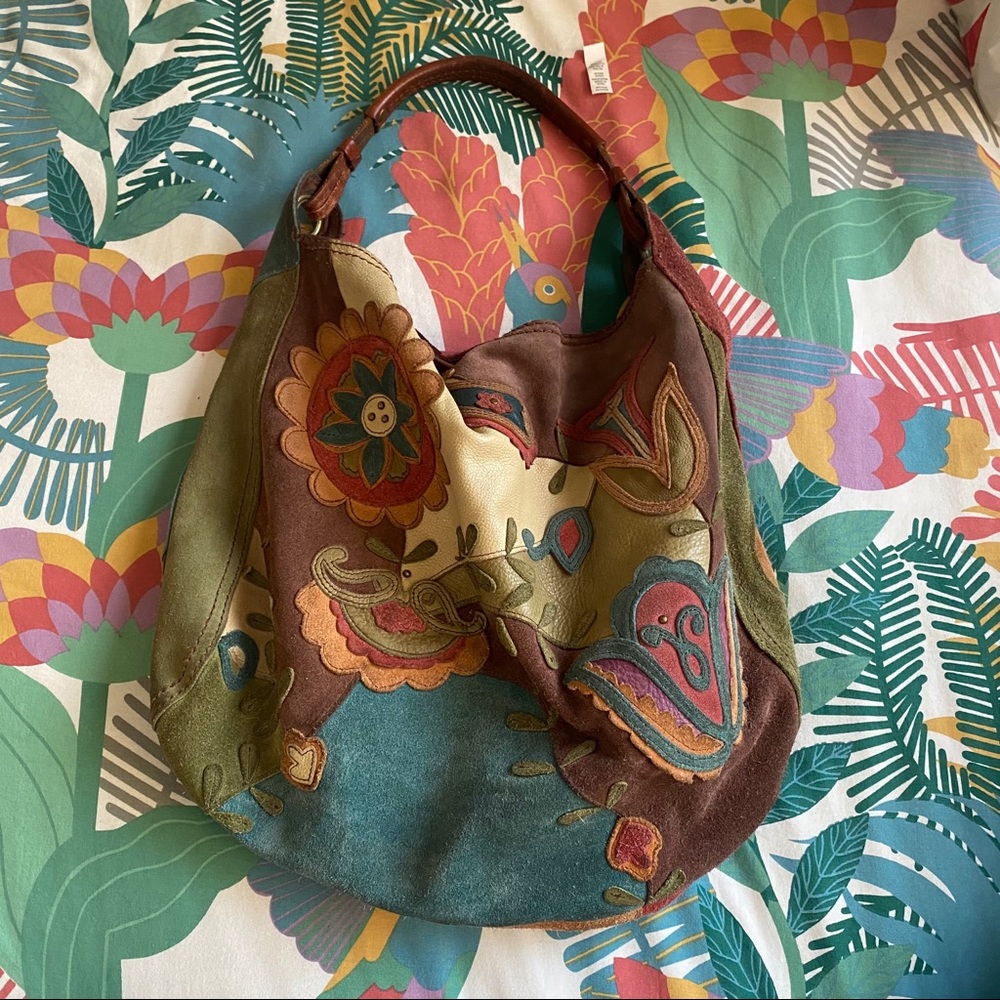 Vintage Suede Lucky Brand Bag 🤎